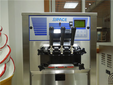 Low Noise Two Hopper Table Top Ice Cream Making Machine With Self - Check
