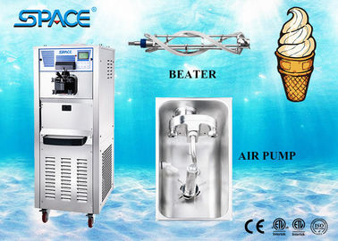 Mobile Single Flavor Ice Cream Machine , Soft Frozen Yogurt Machine 220V